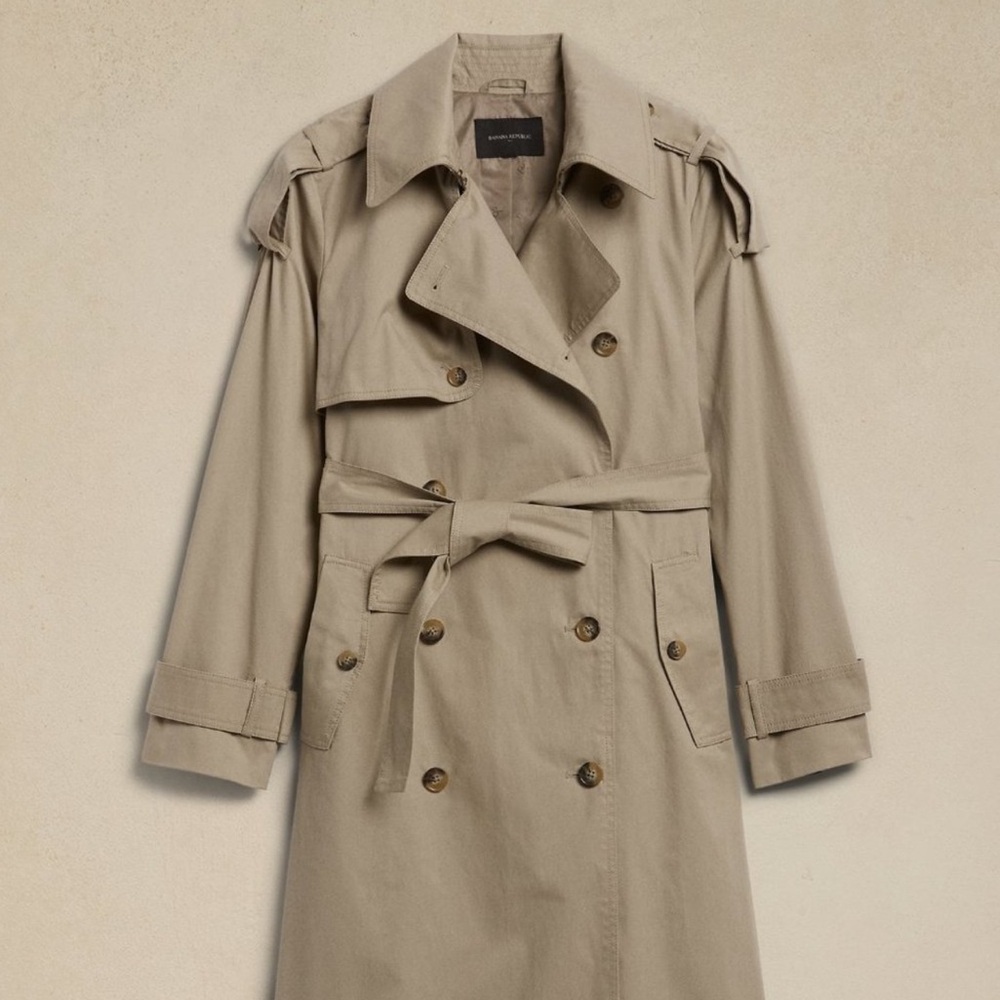 BANANA REPUBLIC TRENCH COAT ! LIKE NEW!